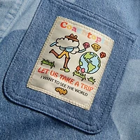 Jean Jacket In Wavy Wash
