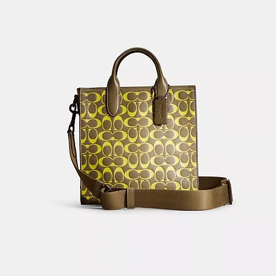 Restored Gotham Tall Tote 24 In Signature Leather