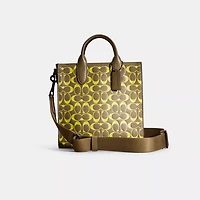 Restored Gotham Tall Tote 24 In Signature Leather