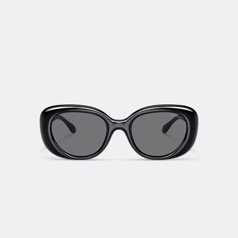 C Hardware Round Sunglasses