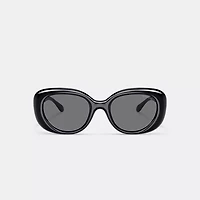 C Hardware Round Sunglasses