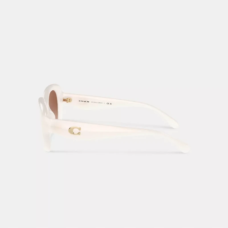 C Hardware Round Sunglasses
