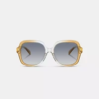 Signature Ombré Oversized Square Sunglasses