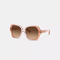 Signature Ombré Geometric Square Sunglasses