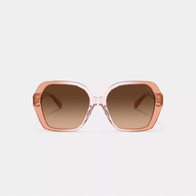Signature Ombré Geometric Square Sunglasses