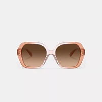 Signature Ombré Geometric Square Sunglasses