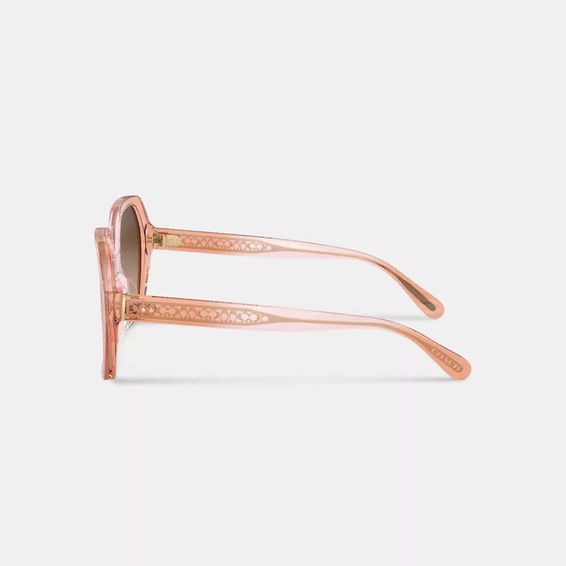 Signature Ombré Geometric Square Sunglasses