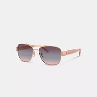 Signature Ombré Narrow Pilot Sunglasses