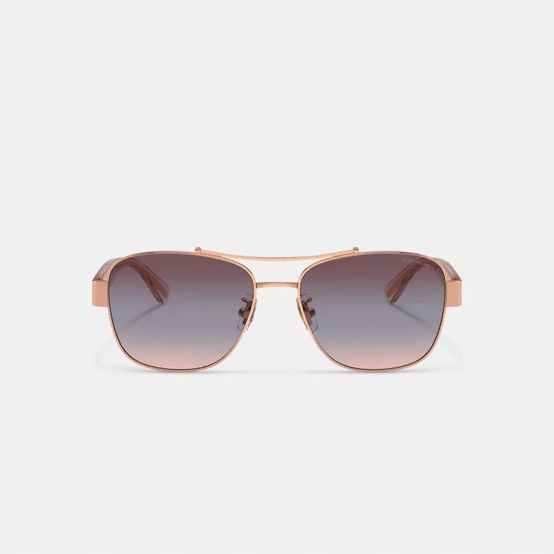 Signature Ombré Narrow Pilot Sunglasses