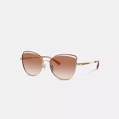 Bandit Wire Oval Sunglasses