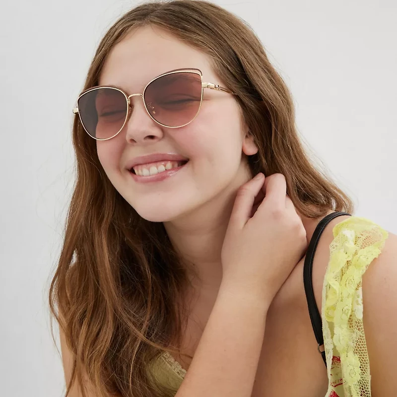 Bandit Wire Oval Sunglasses