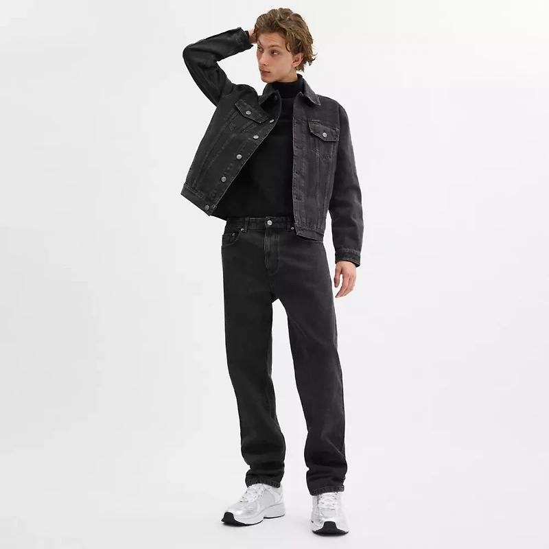 Black Taper Jeans Organic Cotton