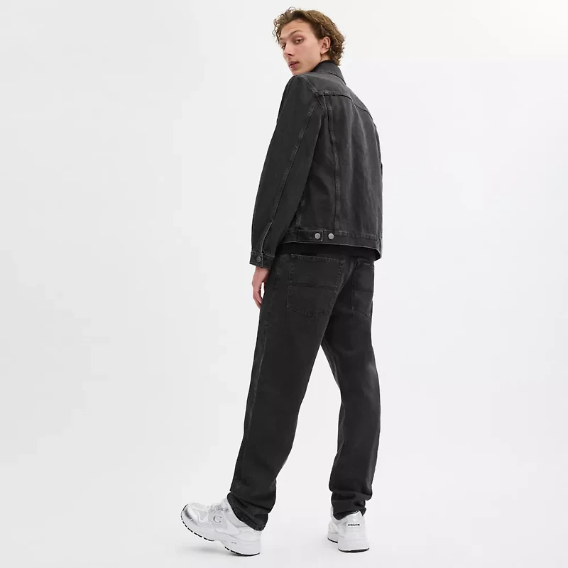 Black Taper Jeans Organic Cotton