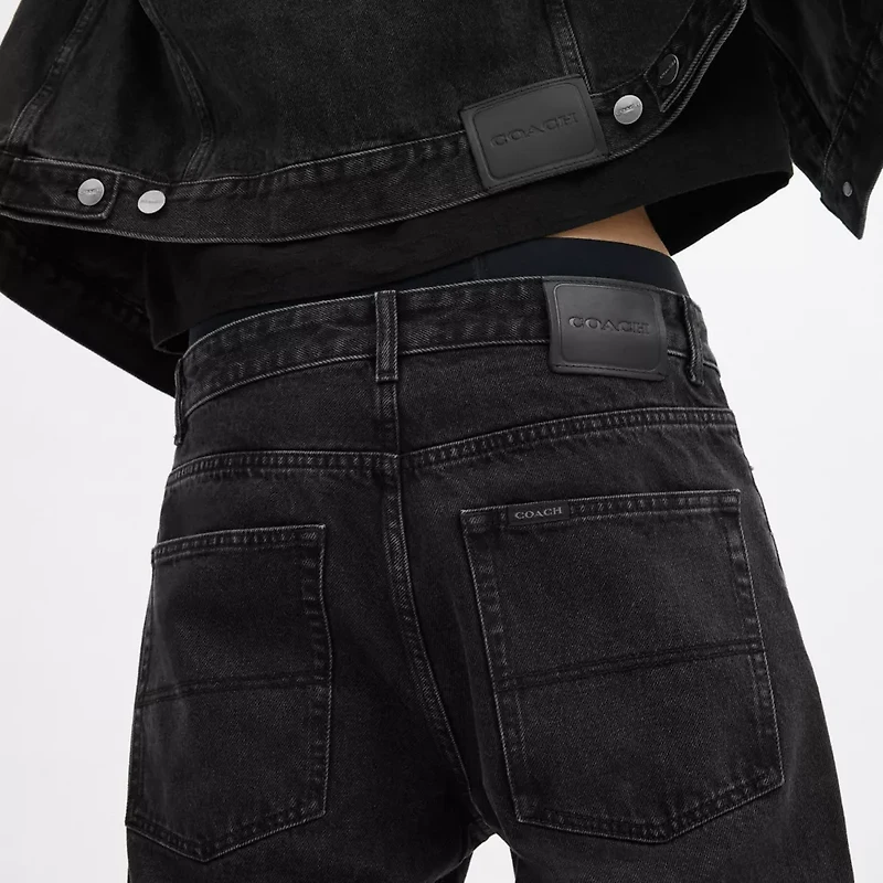 Black Taper Jeans Organic Cotton