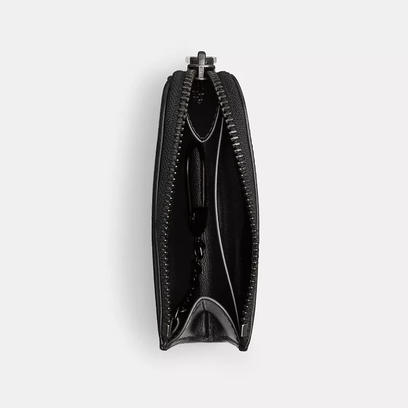 L Zip Key Case In Signature Canvas