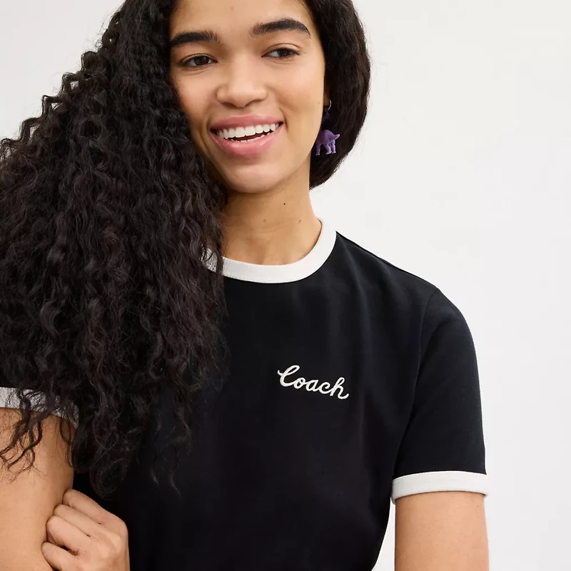 Coach Ringer T Shirt