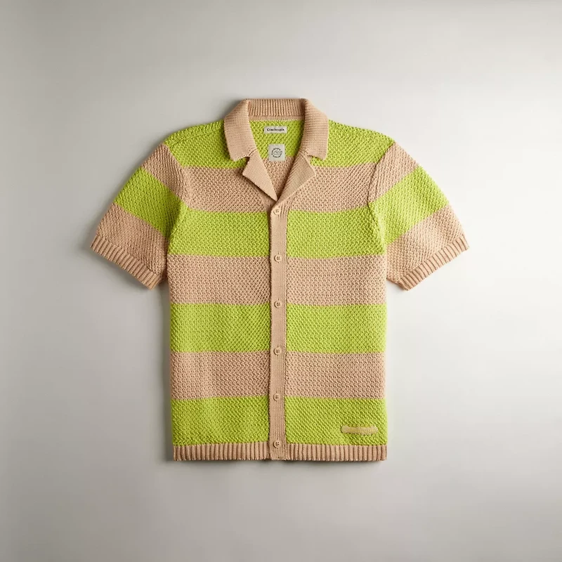 Coachtopia Crochet Button-Up Shirt