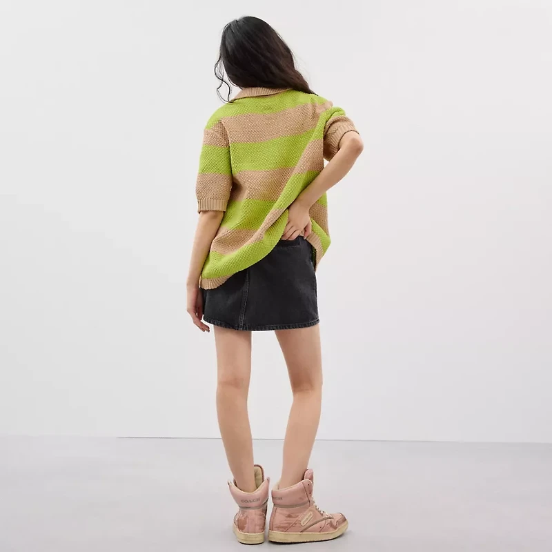 Coachtopia Crochet Button-Up Shirt