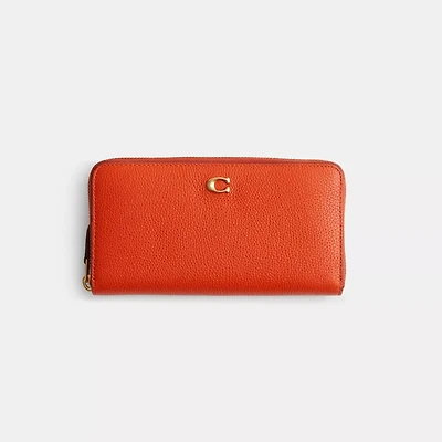 Restored Accordion Zip Wallet