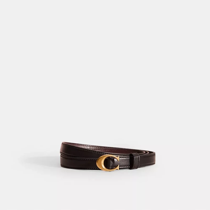 Restored Signature Buckle Belt, 18 Mm