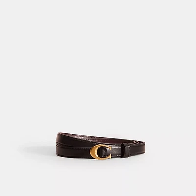 Restored Signature Buckle Belt, 18 Mm