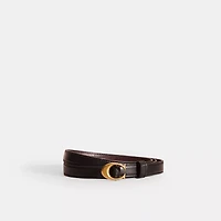 Restored Signature Buckle Belt, 18 Mm