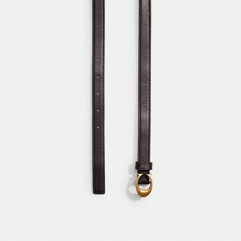 Restored Signature Buckle Belt, 18 Mm