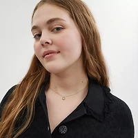 Halo Round Pendant Necklace