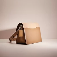 Restored Tabby Shoulder Bag With Colorblock Snakeskin Detail