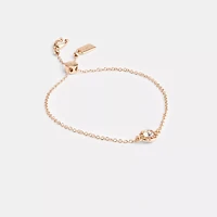 Halo Tea Rose Slider Bracelet
