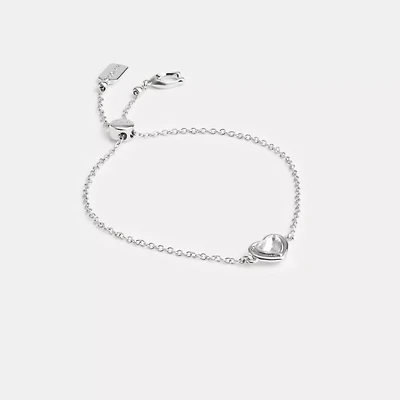 Halo Heart Slider Bracelet