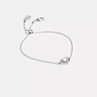 Halo Heart Slider Bracelet