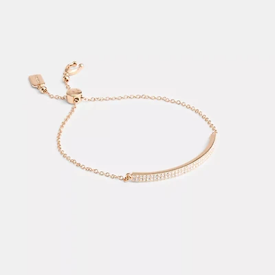 Pavé Bar Slider Bracelet