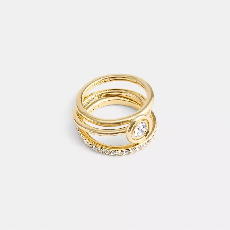 Halo Round Ring Set