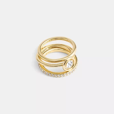 Halo Round Ring Set