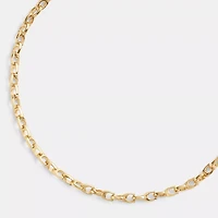 Signature Chain Link Choker Necklace