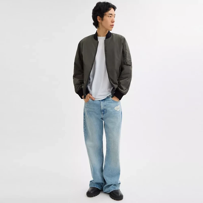 Reversible Bomber Jacket Recycled Polyester