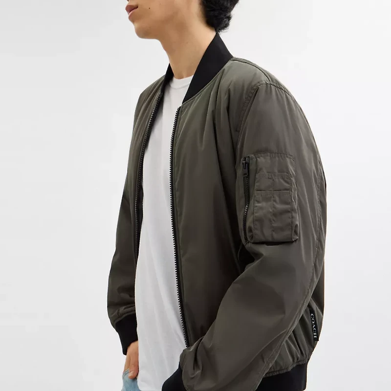 Reversible Bomber Jacket Recycled Polyester