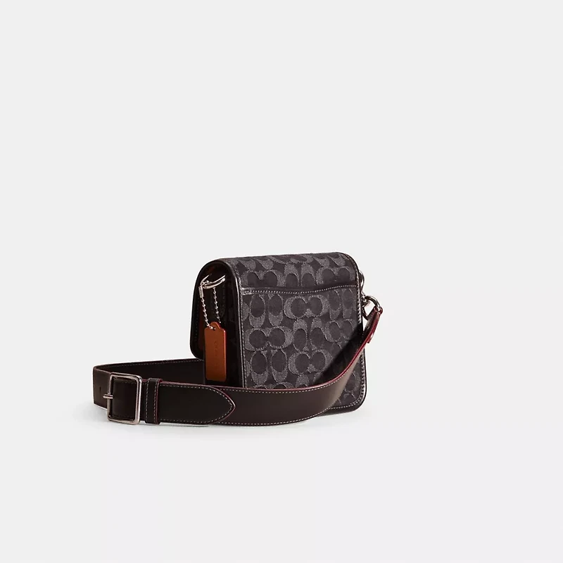 Restored Frankie Crossbody 18 In Signature Denim