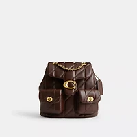 Tabby Backpack With Pillow Quilting