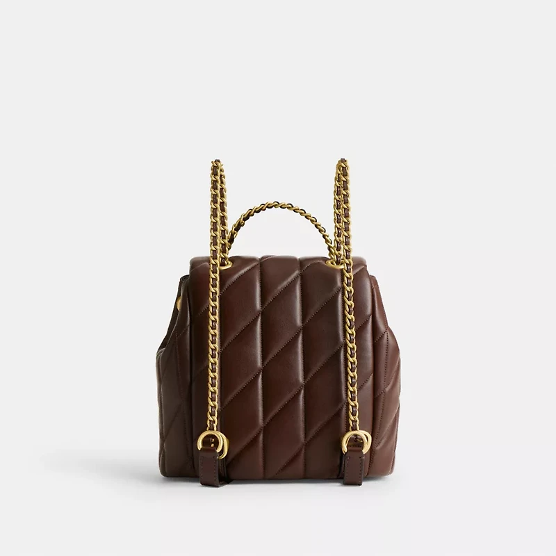 Tabby Backpack With Pillow Quilting