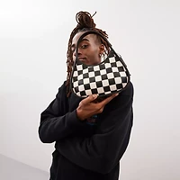 Ergo Bag In Checkerboard Upcrafted Leather