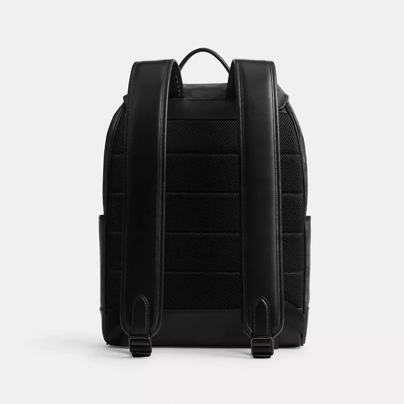 League Flap Backpack In Signature Canvas