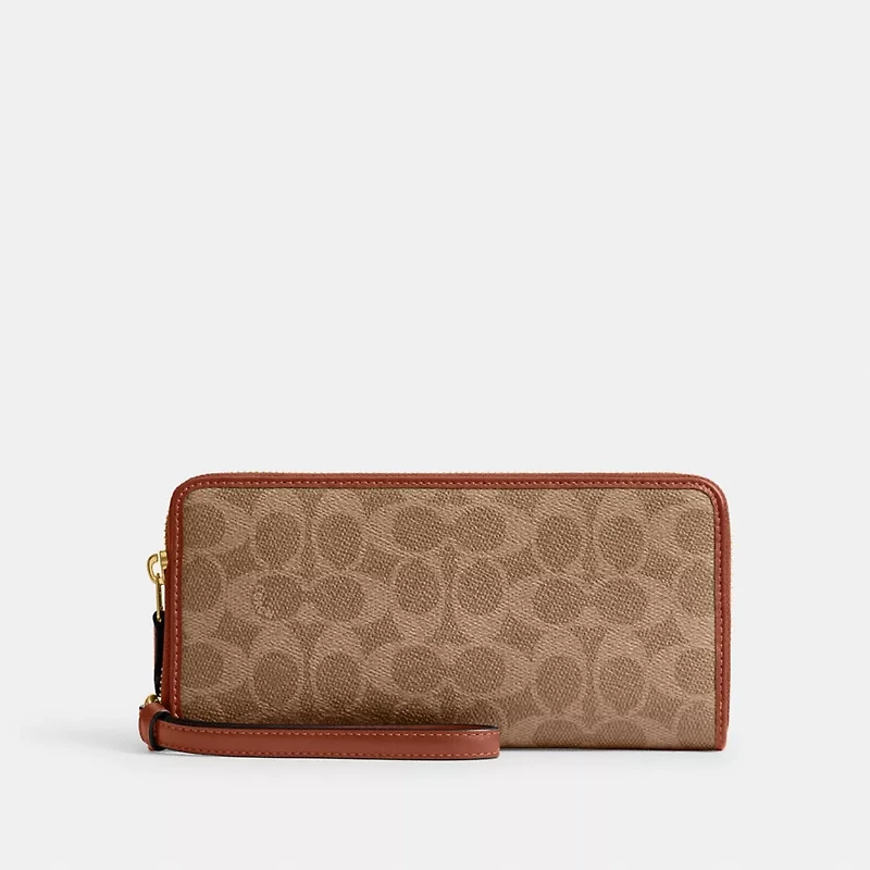 Essential Continental Wallet In Signature Canvas