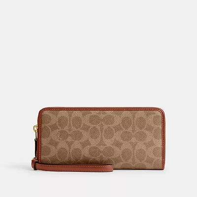 Essential Continental Wallet In Signature Canvas