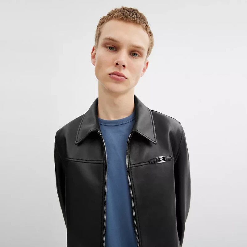 Heritage C Lightweight Leather Jacket