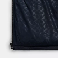 Down Puffer Jacket In Recycled Polyester