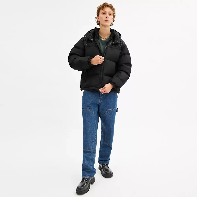 Down Puffer Jacket Recycled Polyester