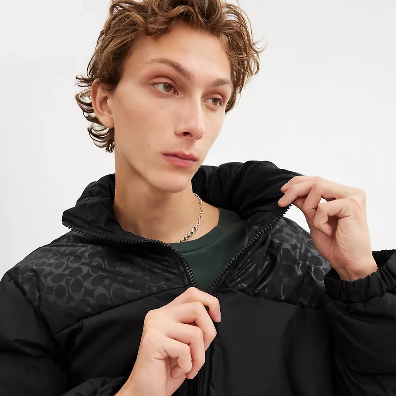Down Puffer Jacket Recycled Polyester