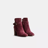 Restored Delaney Signature Buckle Heel Bootie